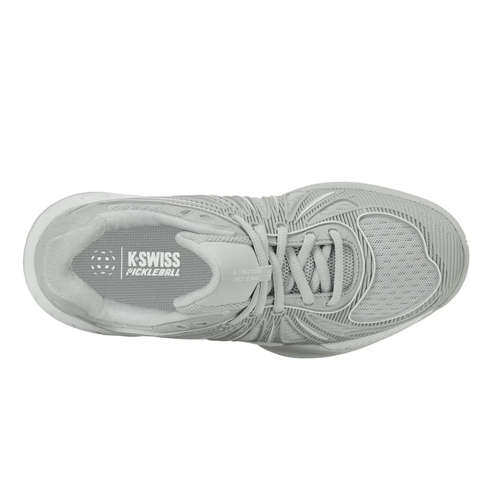Women's Express Light 2 Wide Pickleball Shoes Glacier Gray and White