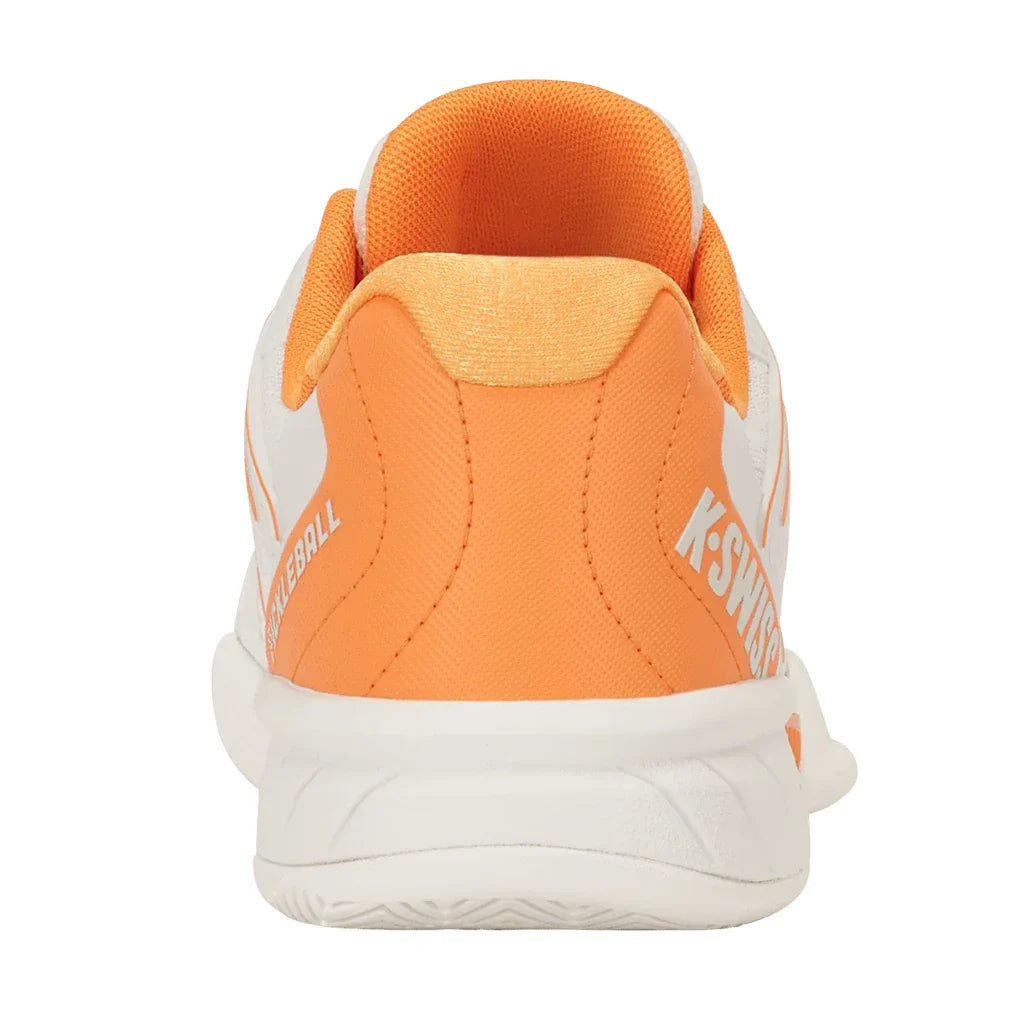 Women's Express Light 2 Wide Pickleball Shoes Blanc de Blanc and Blazing Orange