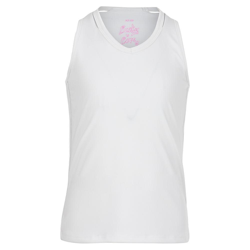 Girls' V-Neck Cutout Tank