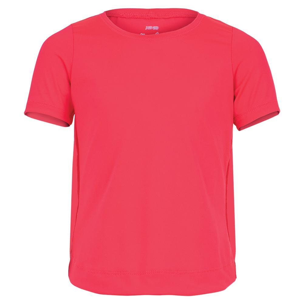 Girls' Dynamic High-Low Short Sleeve Top