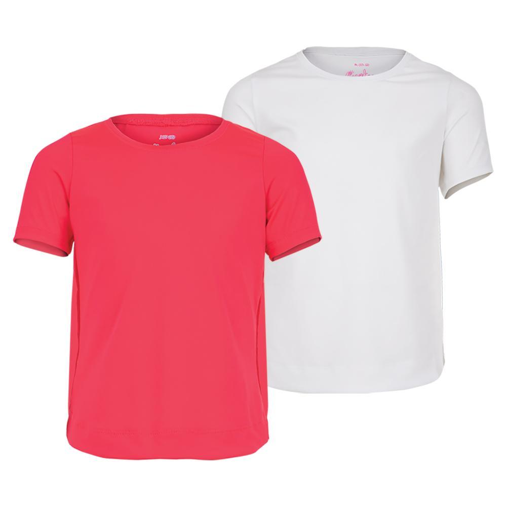 Girls' Dynamic High-Low Short Sleeve Top