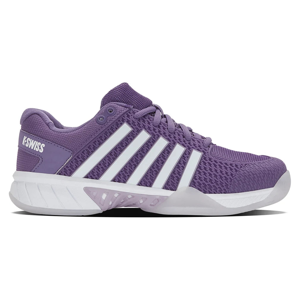 Women's Express Light Pickleball Court Shoes Purple Haze and White