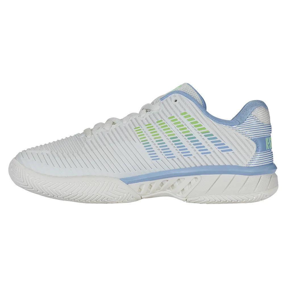 Women's Hypercourt Express 2 Court Shoes Lucent White and Dutch Canal