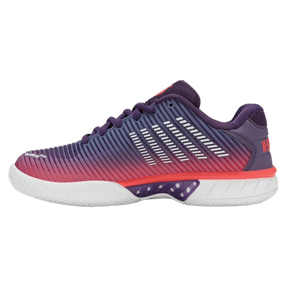 Women's Hypercourt Express 2 Court Shoes Purple Plumeria and White
