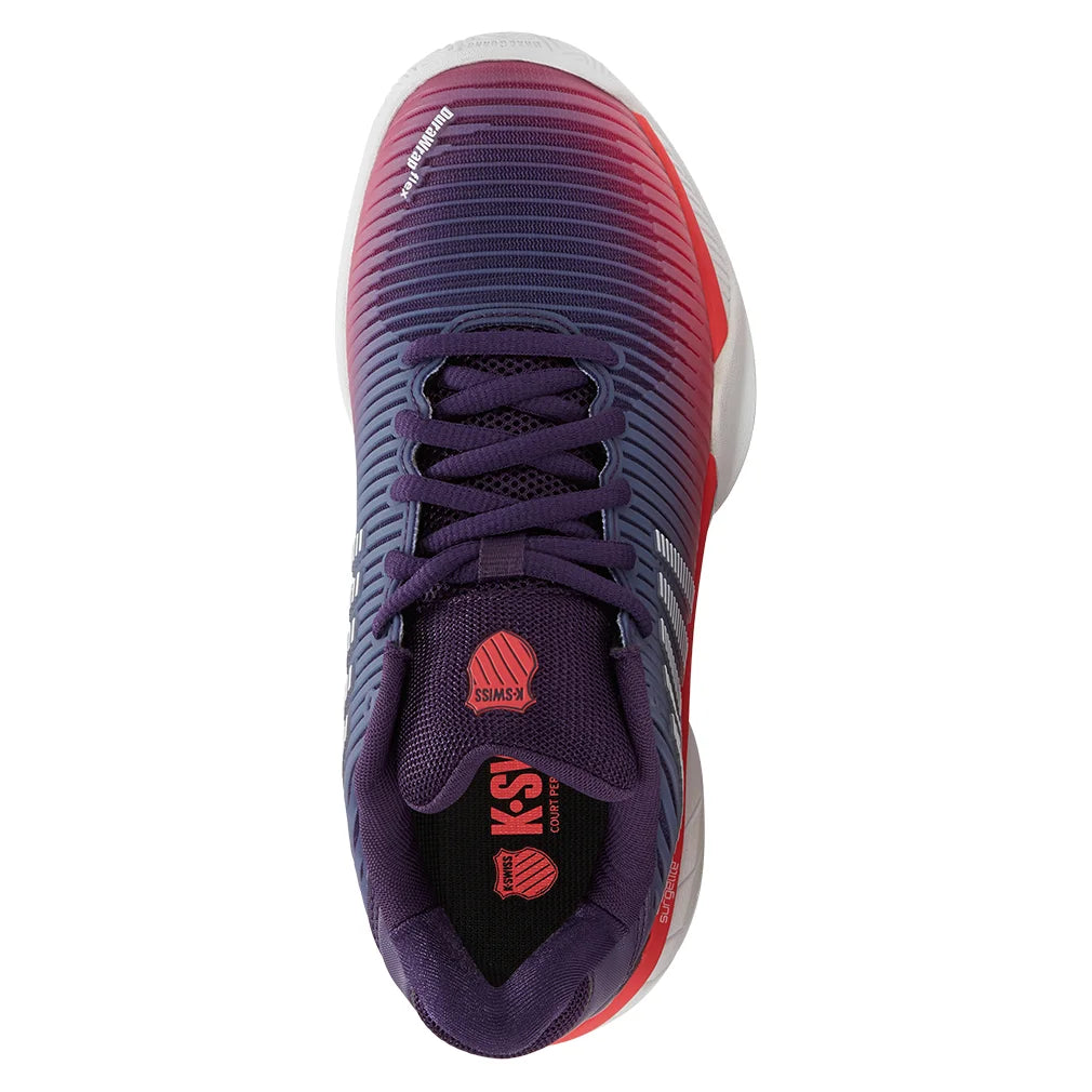 Women's Hypercourt Express 2 Court Shoes Purple Plumeria and White
