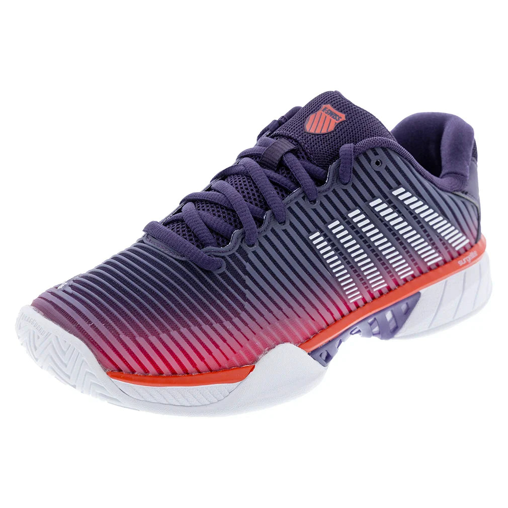 Women's Hypercourt Express 2 Court Shoes Purple Plumeria and White