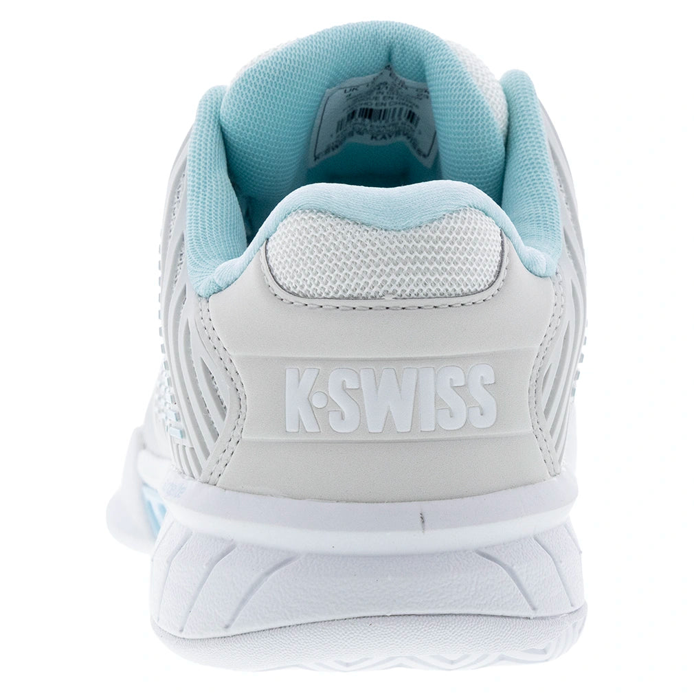 Women's Hypercourt Express 2-Wide Court Shoes White and Blue Glow