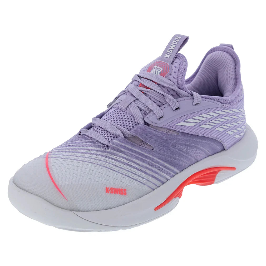 Women's SpeedTrac Court Shoes White and Orchid Petal