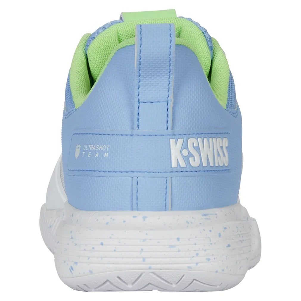 Women's Ultrashot Team Court Shoes White and Dutch Canal