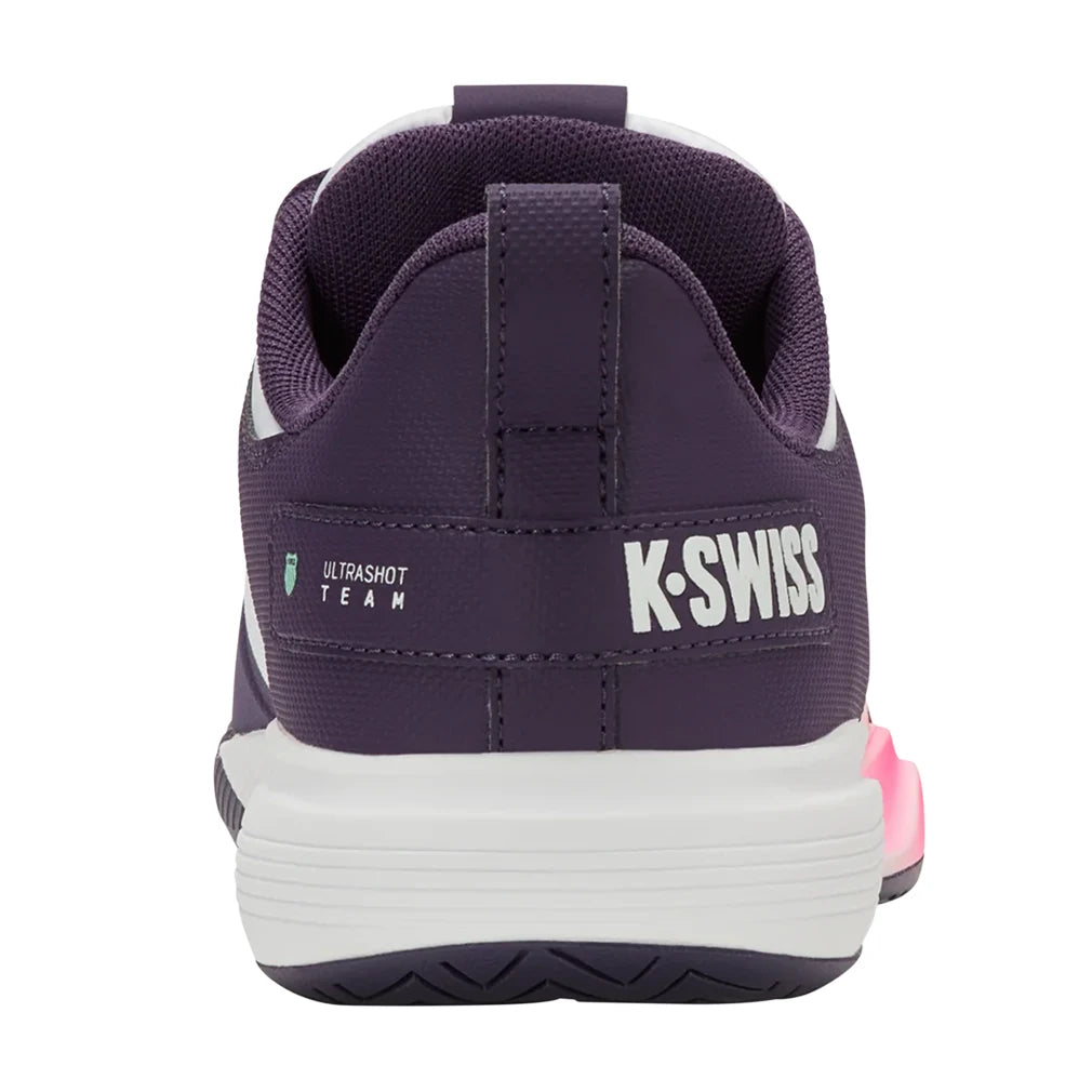 Women's Ultrashot Team Shoes Purple Plumeria and White