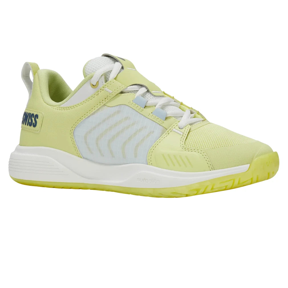 Women's Ultrashot Team Shoes Luminary Green and Blanc de Blanc