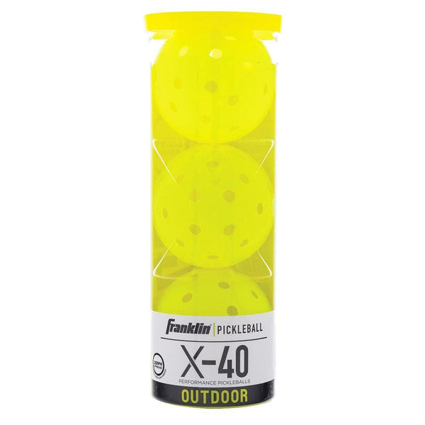 Franklin X-40 Outdoor Pickleballs 3 Pack Optic
