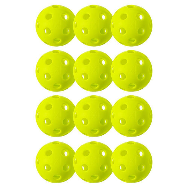 Franklin X-26 Indoor Pickleballs 12 Pack Lime Green