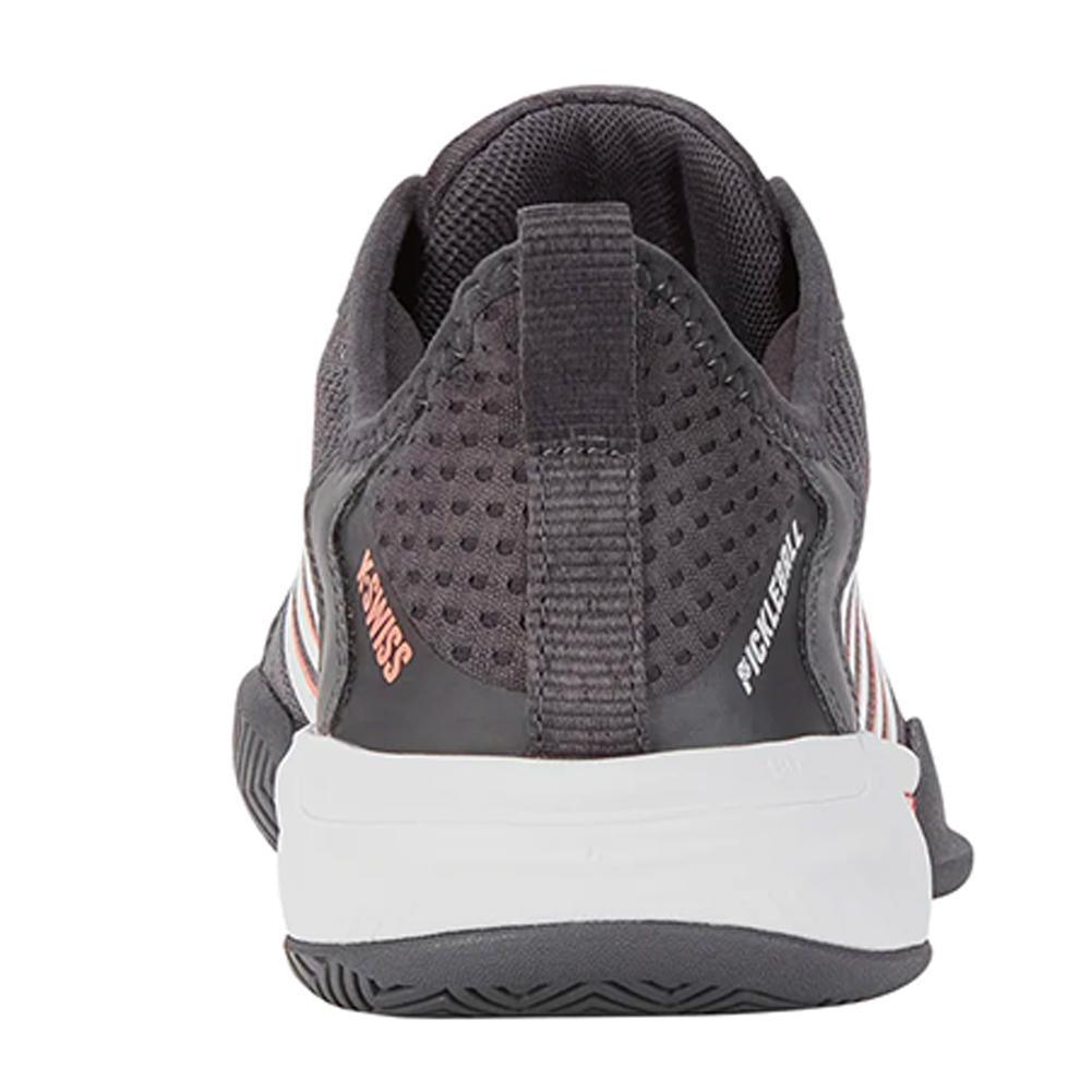 Women's Pickleball Supreme Court Shoes Asphalt and White