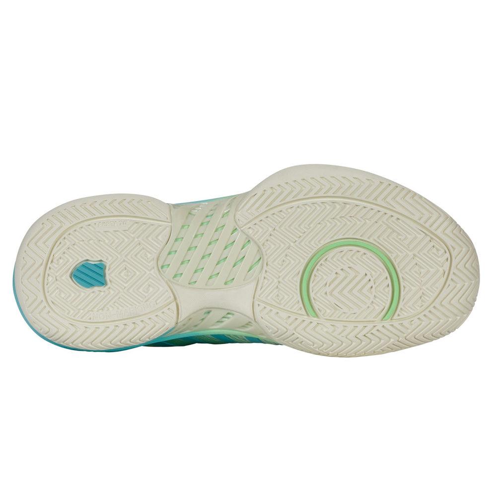 Women's Pickleball Supreme Court Shoes Egret and Patina Green