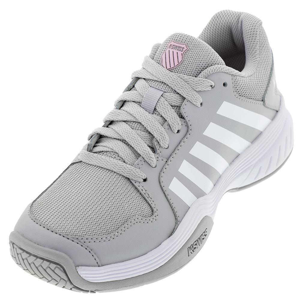 Women's Court Express Pickleball Court Shoes Vapor Blue and White