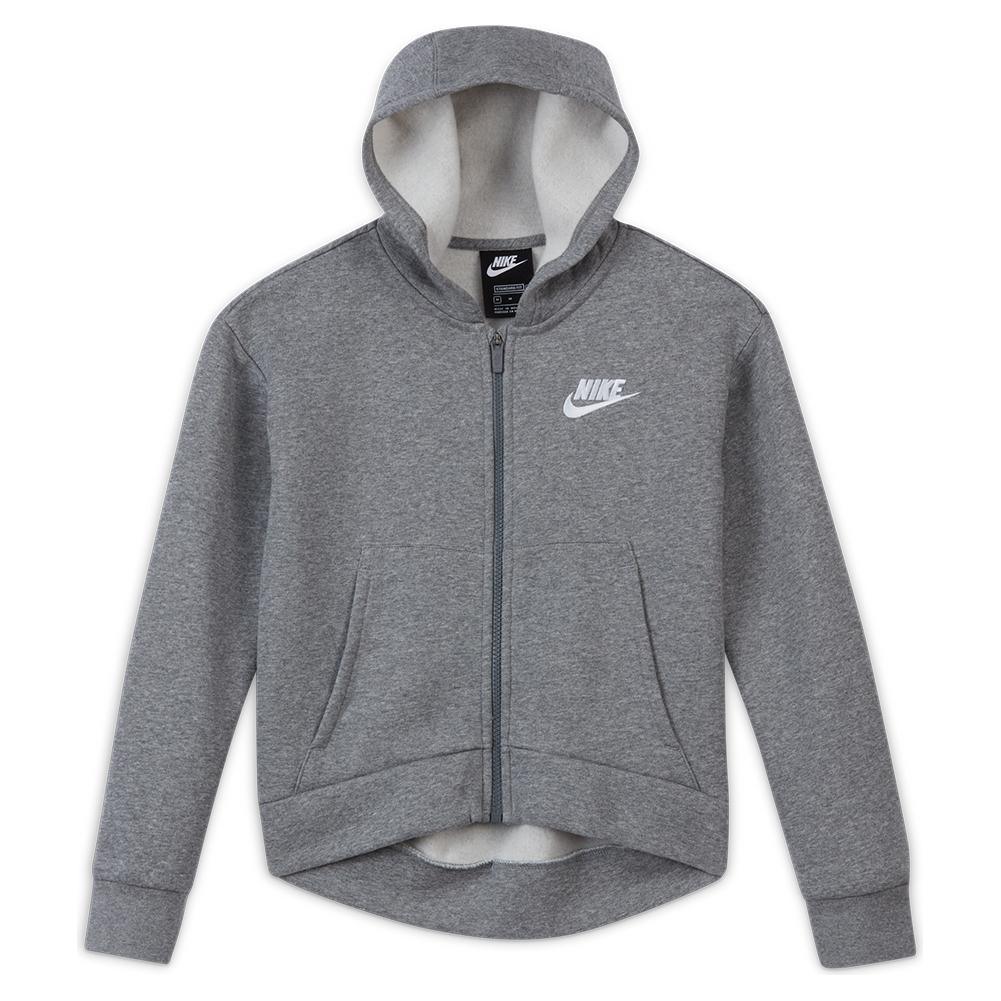 Girls' Sportswear Club Fleece Full-Zip Hoodie