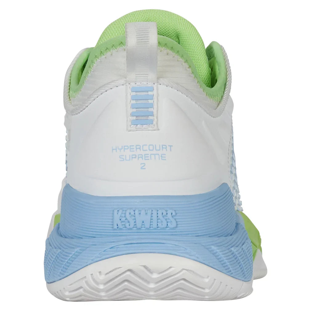 Women's Hypercourt Supreme 2 Shoes Lucent White and Dutch Canal