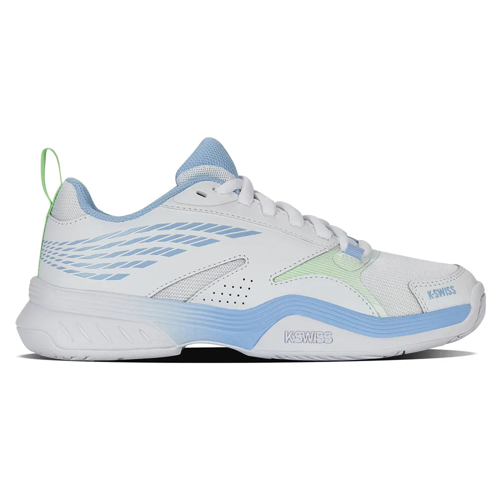 Women's SpeedEx Court Shoes White and Dutch Canal