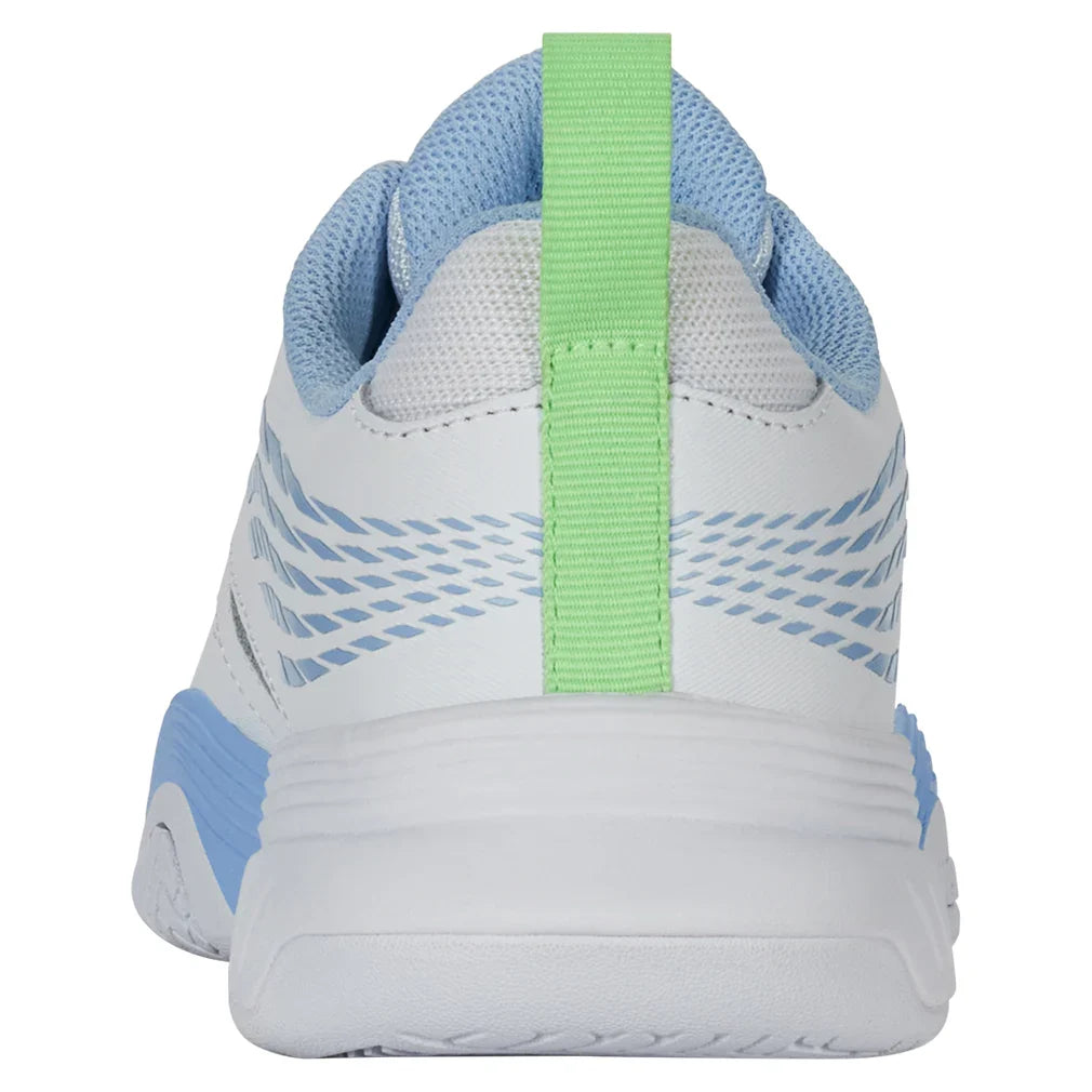Women's SpeedEx Court Shoes White and Dutch Canal
