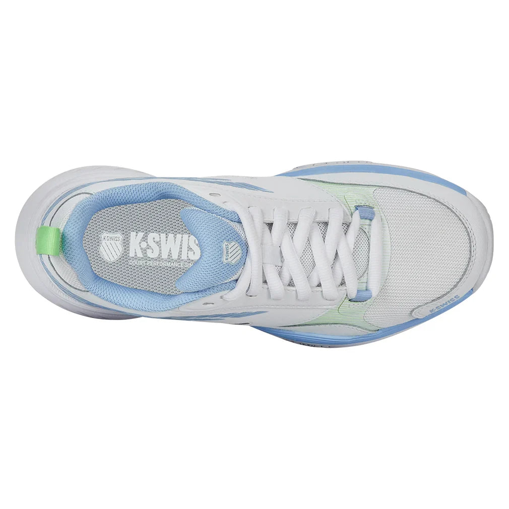 Women's SpeedEx Court Shoes White and Dutch Canal