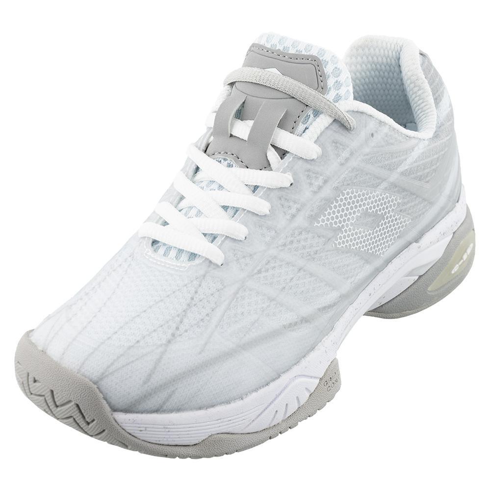 Women's Mirage 300 Speed Shoes All White and Silver Metal 2