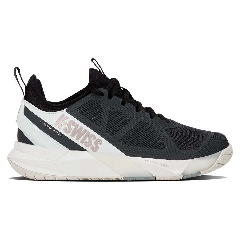Women's K-Frame Speed Shoes Moonless Night and Blanc de Blanc, K-Swiss, Pickleball Express, 99484-023F26-1