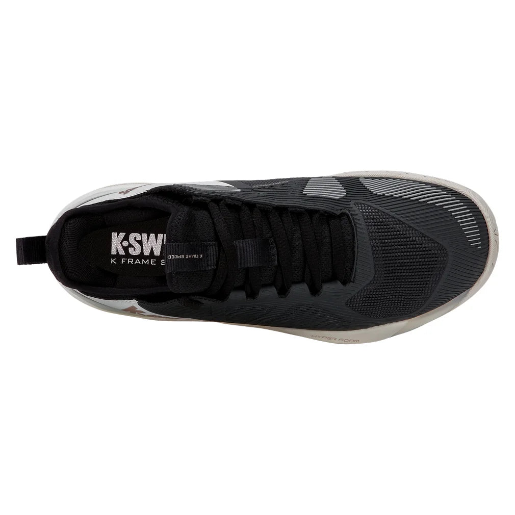 Women's K-Frame Speed Shoes Moonless Night and Blanc de Blanc, K-Swiss, Pickleball Express, 99484-023F26-3