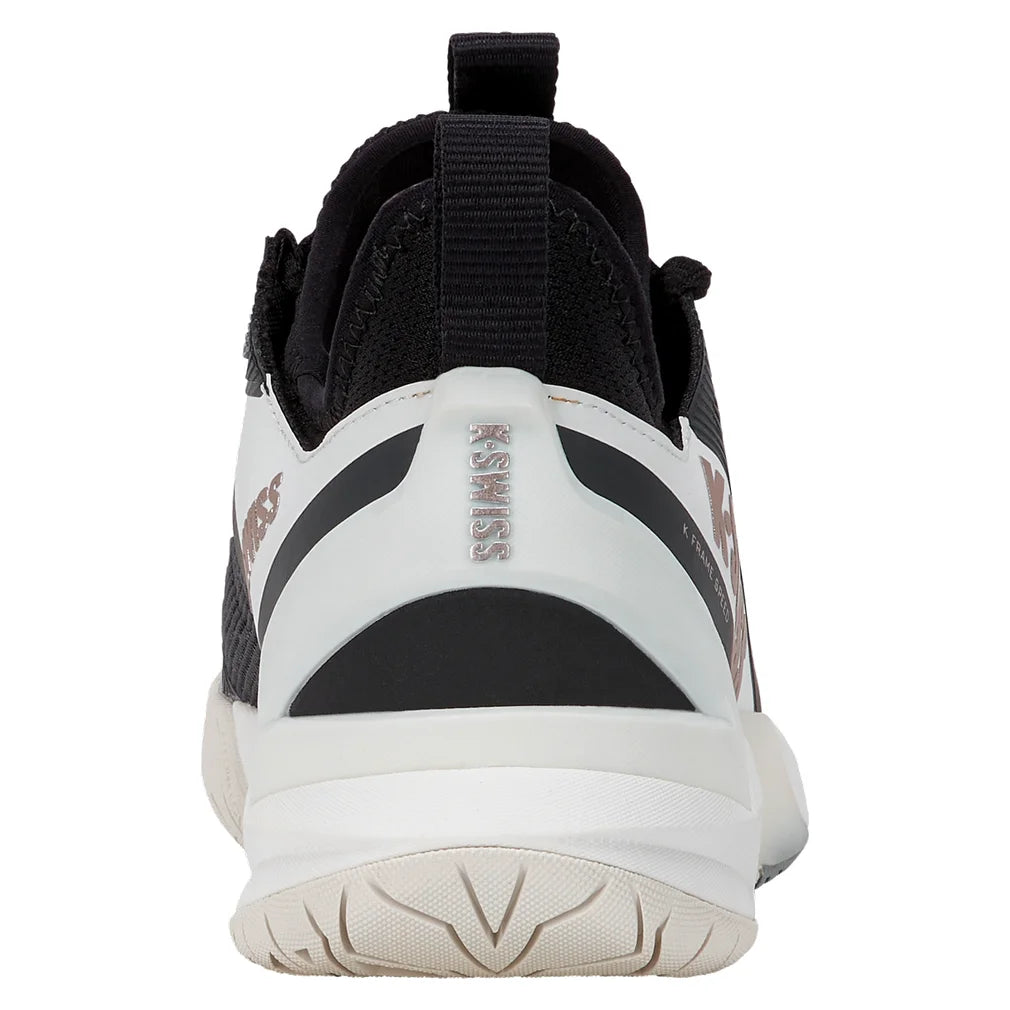 Women's K-Frame Speed Shoes Moonless Night and Blanc de Blanc, K-Swiss, Pickleball Express, 99484-023F26-4