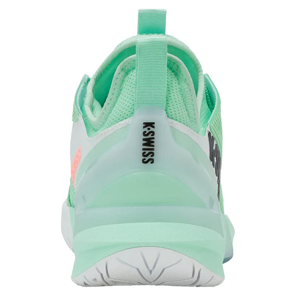 Women`s K-Frame Speed Shoes Soft Neon Mint and White