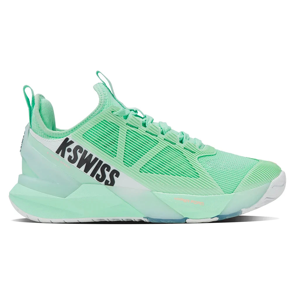 Women`s K-Frame Speed Shoes Soft Neon Mint and White