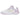 Women's K-Frame Pickleball Court Shoes White and Orchid Hush