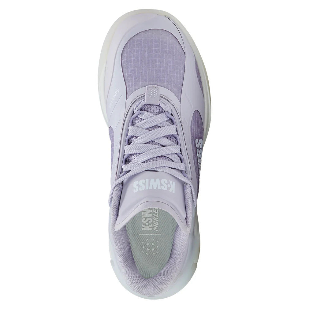Women's K-Frame Pickleball Shoes Lavender Blue and Patina Green
