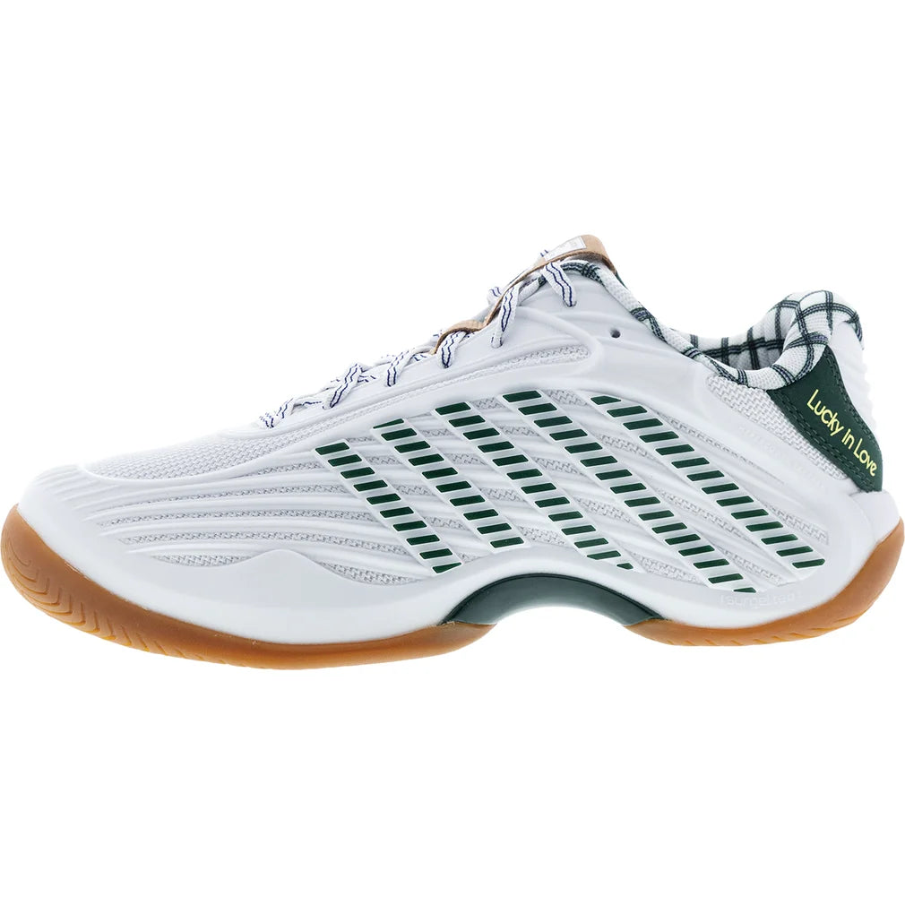 Women's LIL Hypercourt Express 3 Shoes White and Team Green, K-Swiss, White/Team Green, Pickleball Express, 99583-108U26-WHITE-TEAM-GREEN-4