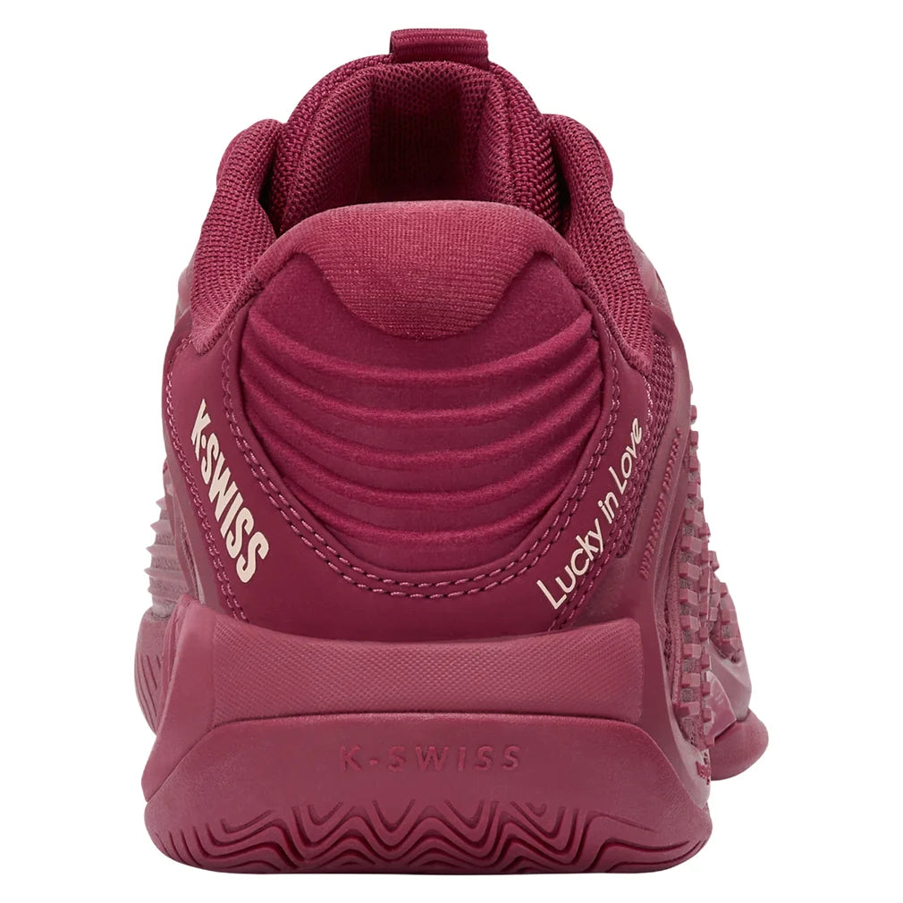 Women's LIL Hypercourt Express 3 Shoes Merlot and Pink Salt, K-Swiss, Pickleball Express, 99583-603U26-2