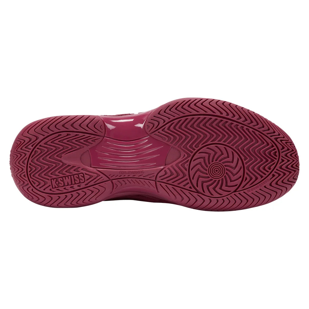 Women's LIL Hypercourt Express 3 Shoes Merlot and Pink Salt, K-Swiss, Pickleball Express, 99583-603U26-3