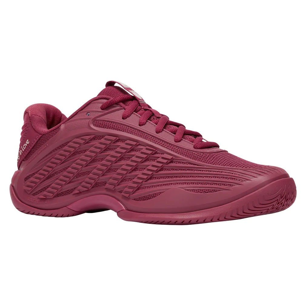 Women's LIL Hypercourt Express 3 Shoes Merlot and Pink Salt, K-Swiss, Merlot/Pink Salt, Pickleball Express, 99583-603U26-MERLOT-PINK-SALT-1