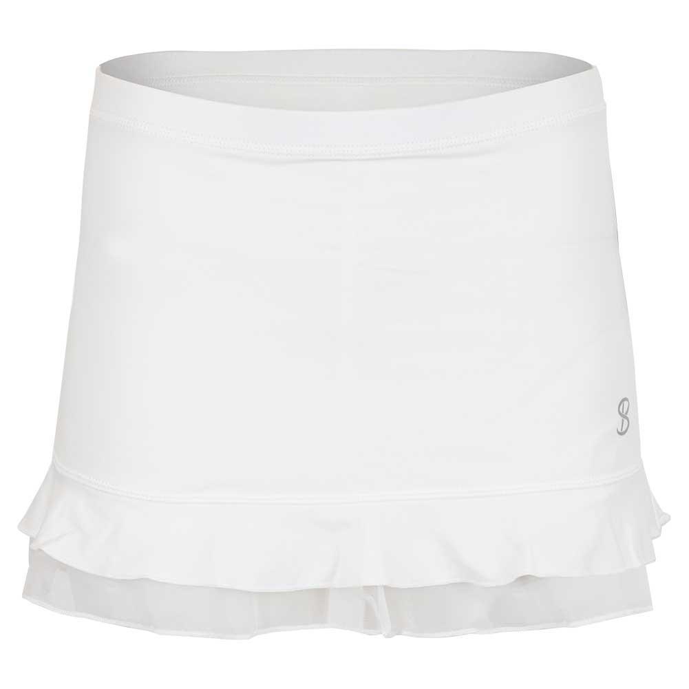 Girls' UV Colors Ruffle Tennis Skort White