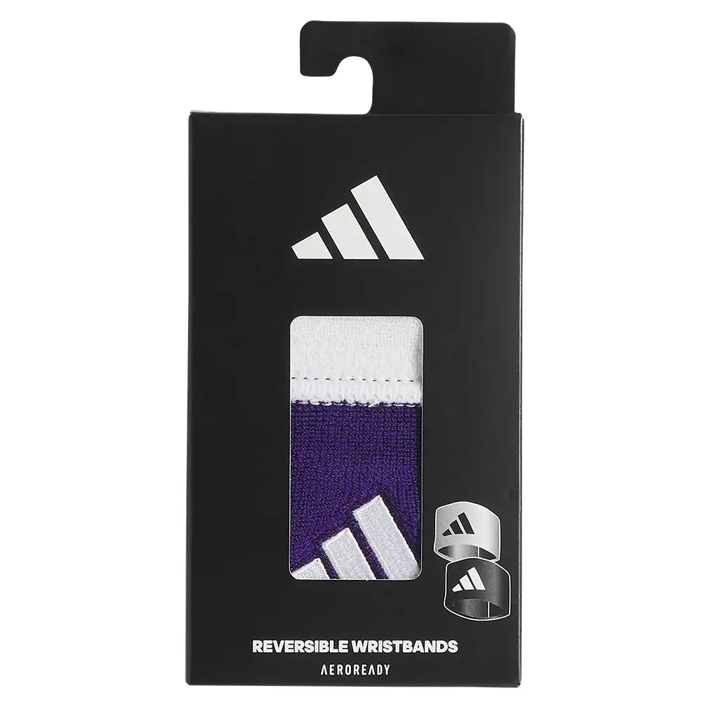 Inerval Reversible 2.0 Wristband Collegiate Purple and White