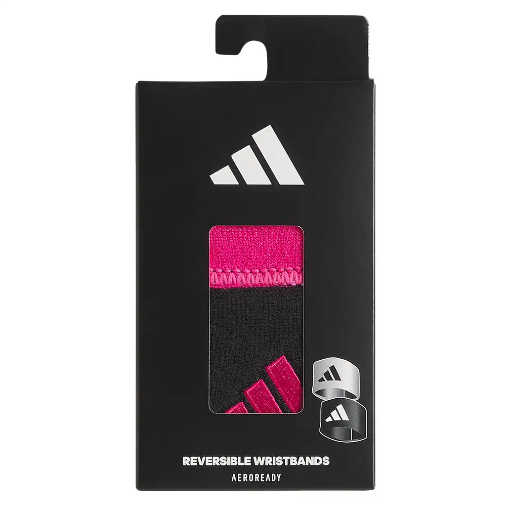 Inerval Reversible 2.0 Wristband Team Shock Pink 2 and Black