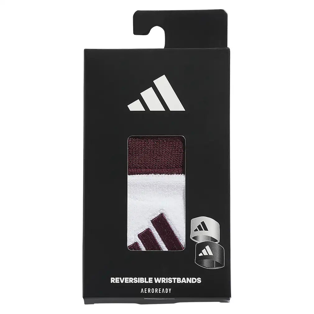 Inerval Reversible 2.0 Wristband Team Maroon 2 and White