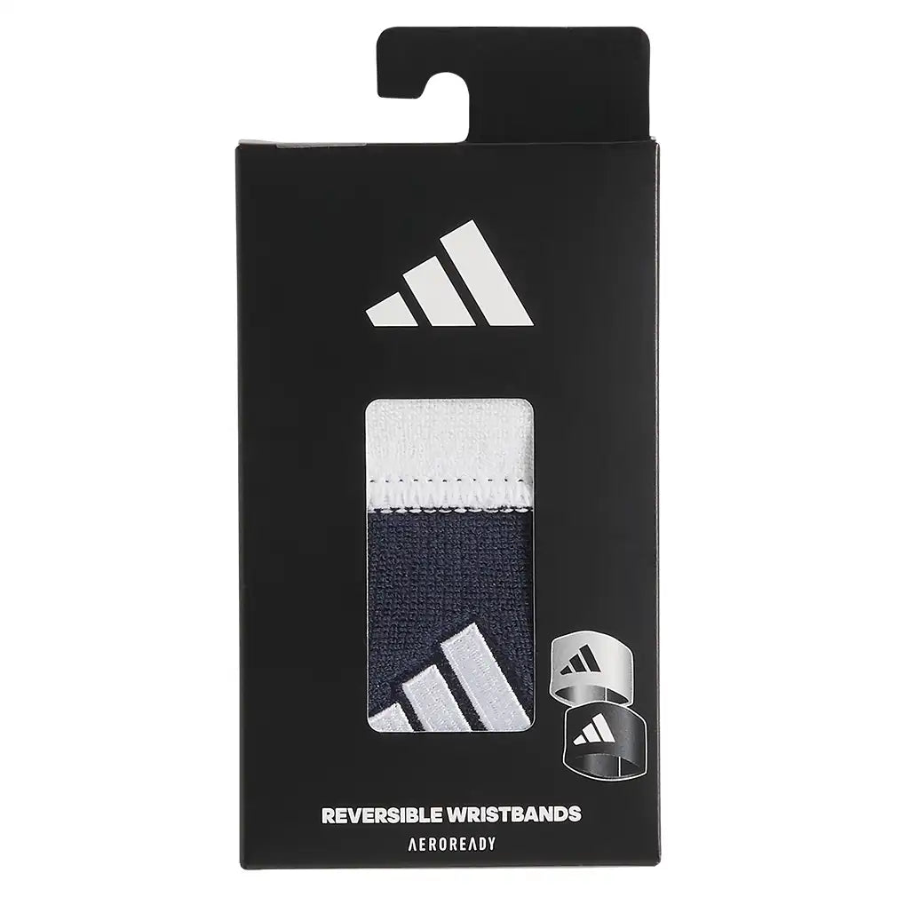 Inerval Reversible 2.0 Wristband Team Navy Blue 2 and White