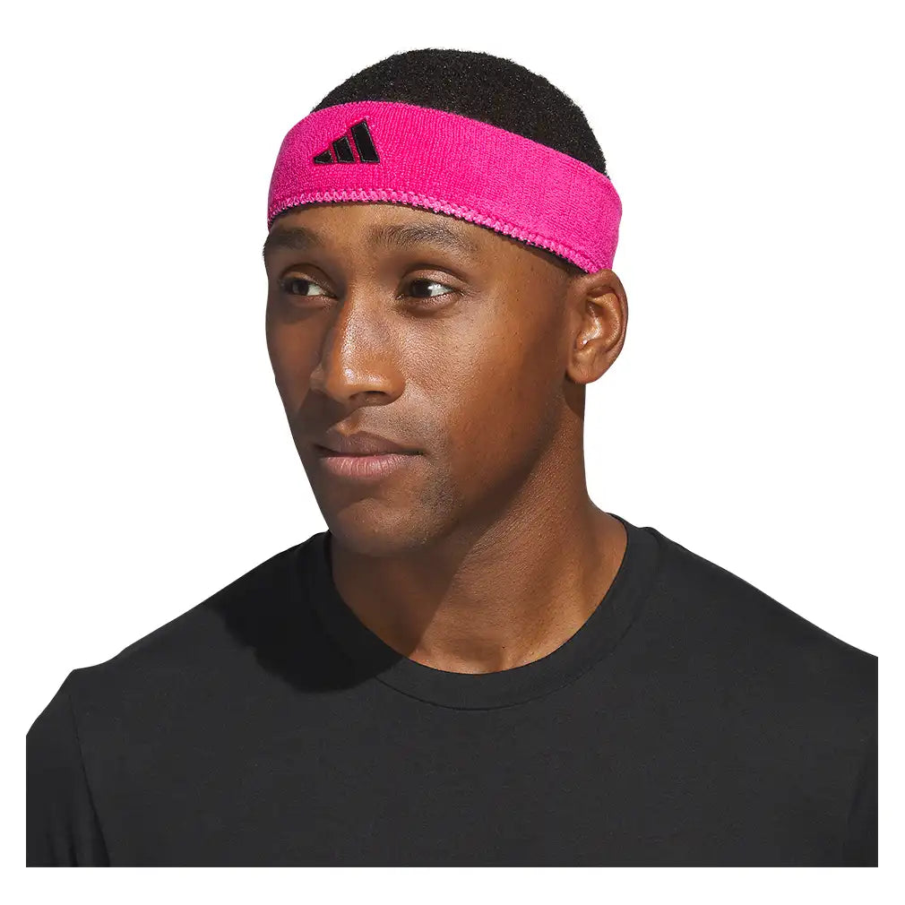 Interval Reversible 2.0 Headband Team Shock Pink 2 and Black