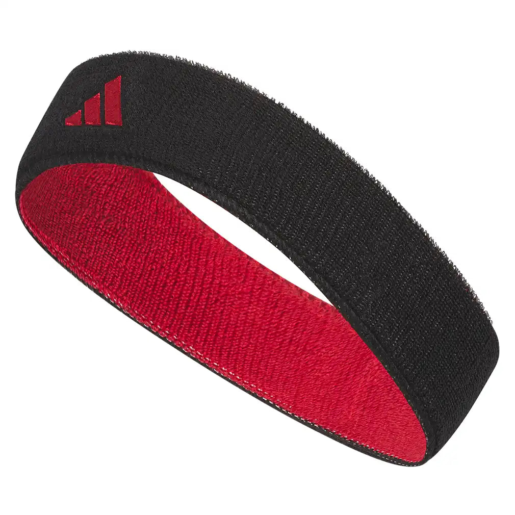 Interval Reversible 2.0 Headband Black and Team Power Red 2