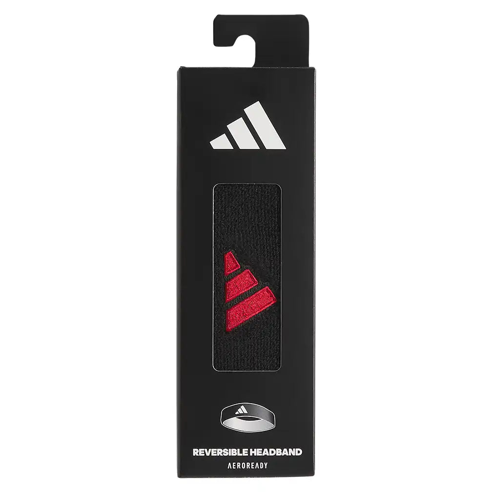 Interval Reversible 2.0 Headband Black and Team Power Red 2
