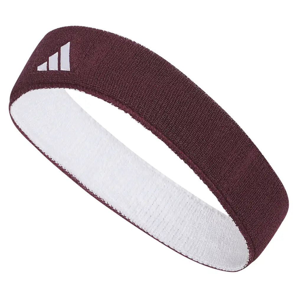 Interval Reversible 2.0 Headband Team Maroon 2 and White