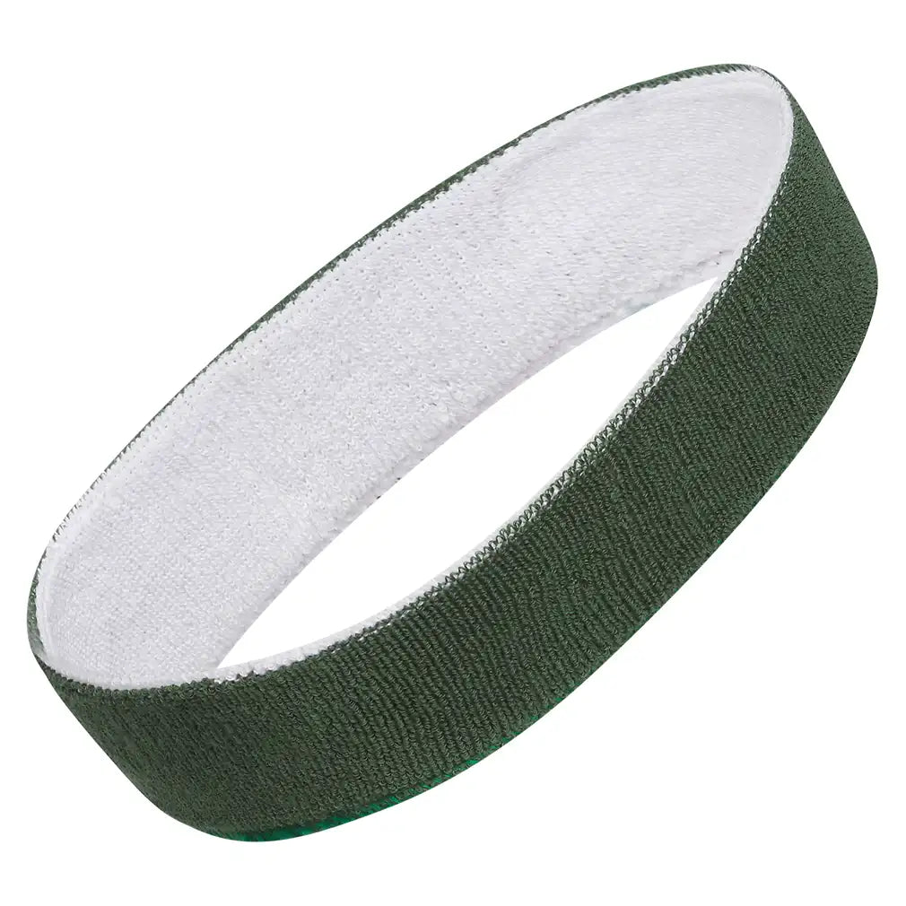 Interval Reversible 2.0 Headband Team Dark Green and White