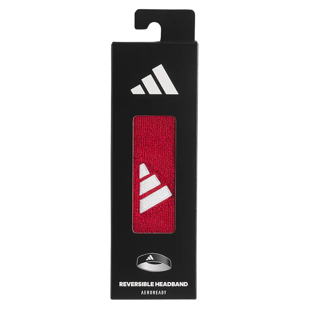 Interval Reversible 2.0 Headband Team Power Red 2 and White
