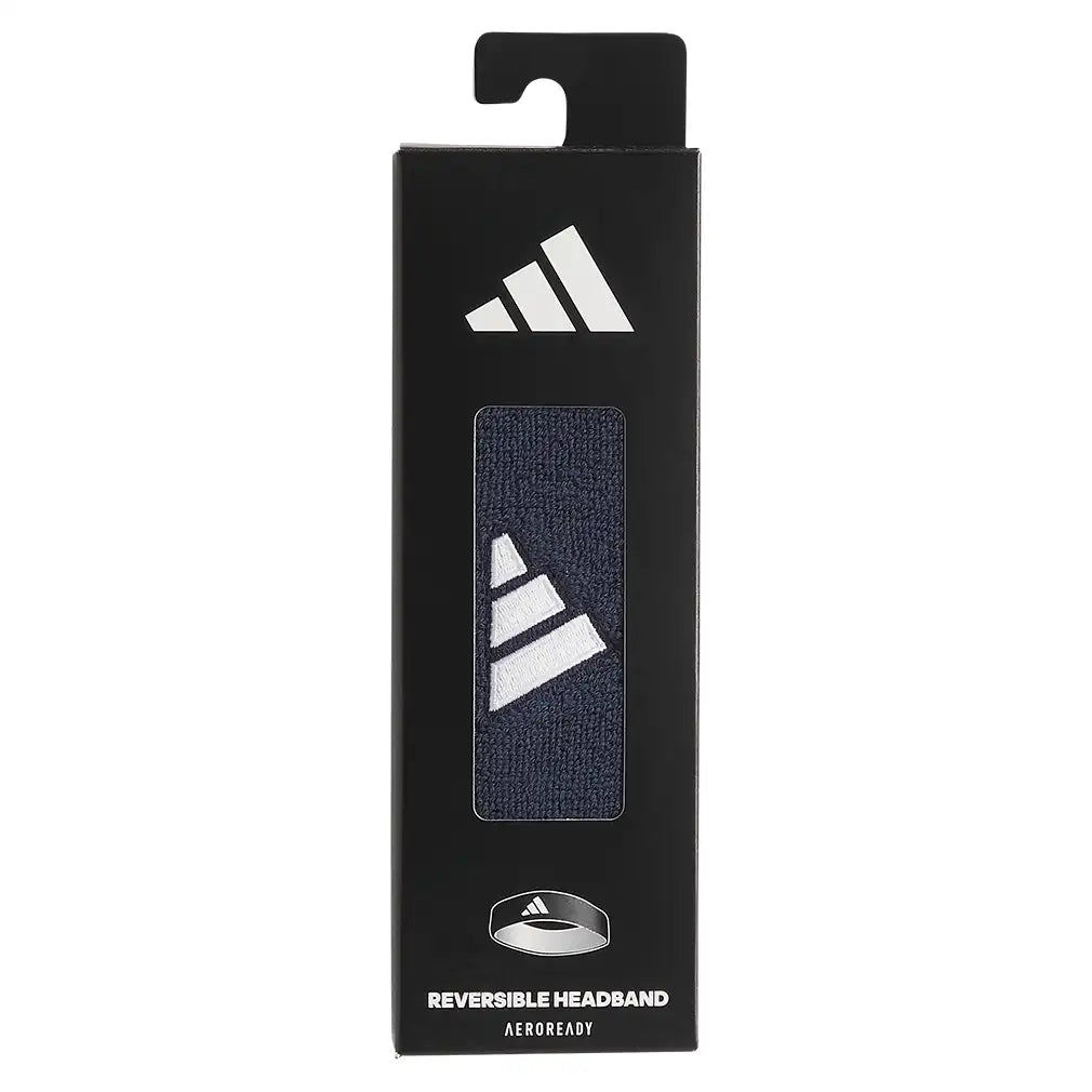 Interval Reversible 2.0 Headband Team Navy Blue 2 and White