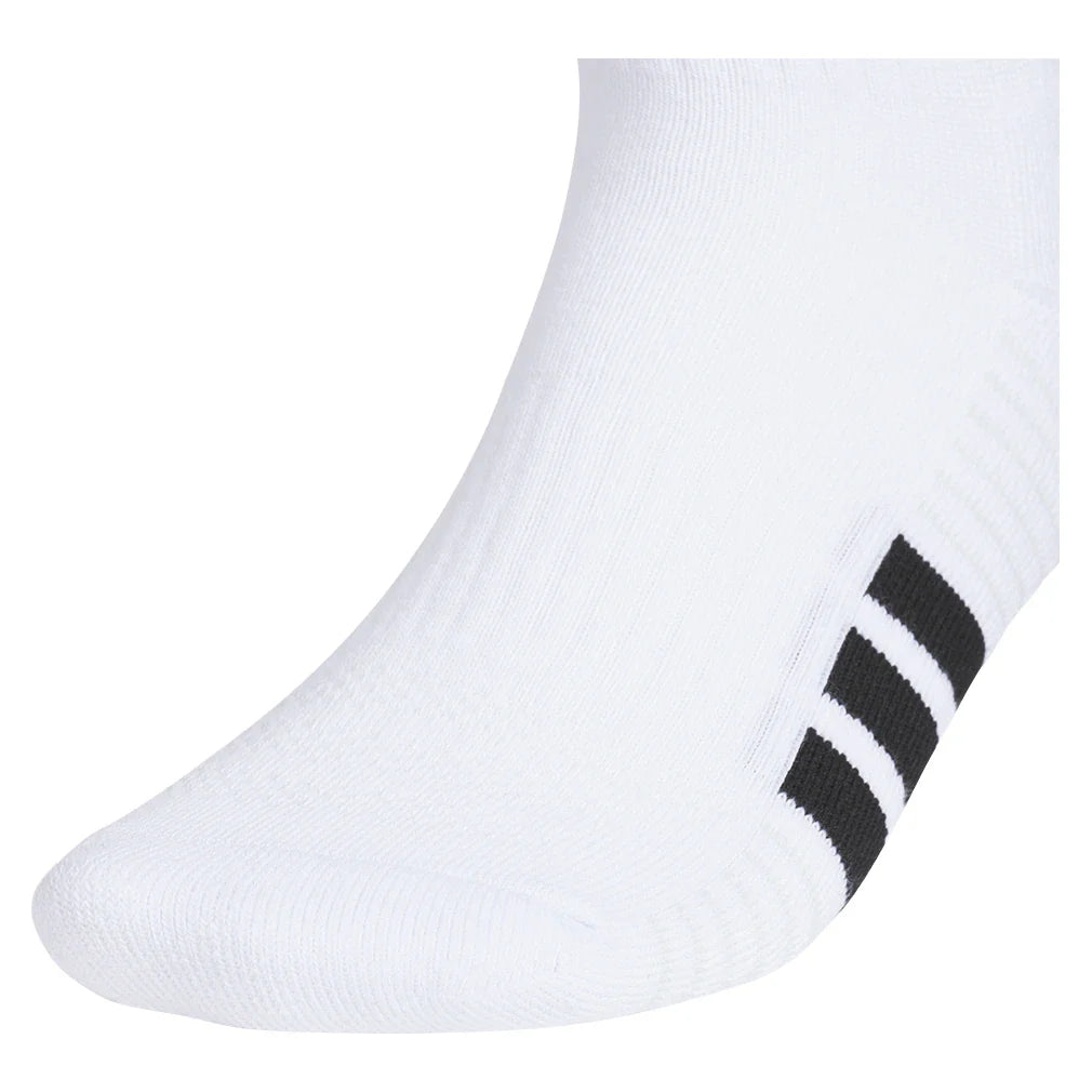 Men's Cushioned 4.0 Quarter Socks 3 Pack White and Black